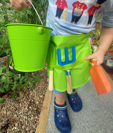 Tin Pail Buckets in 4 Colours - Childrens