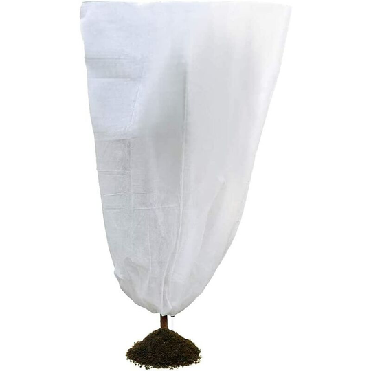 Briday - Plant Fleece Frost Protection, 4 Packs Plant Frost Protection Covers, Garden Fleece Frost Protection with Drawstring, Plant Covers for