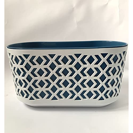 Houseplant Planter - Aztec Trough 40cm | Blue