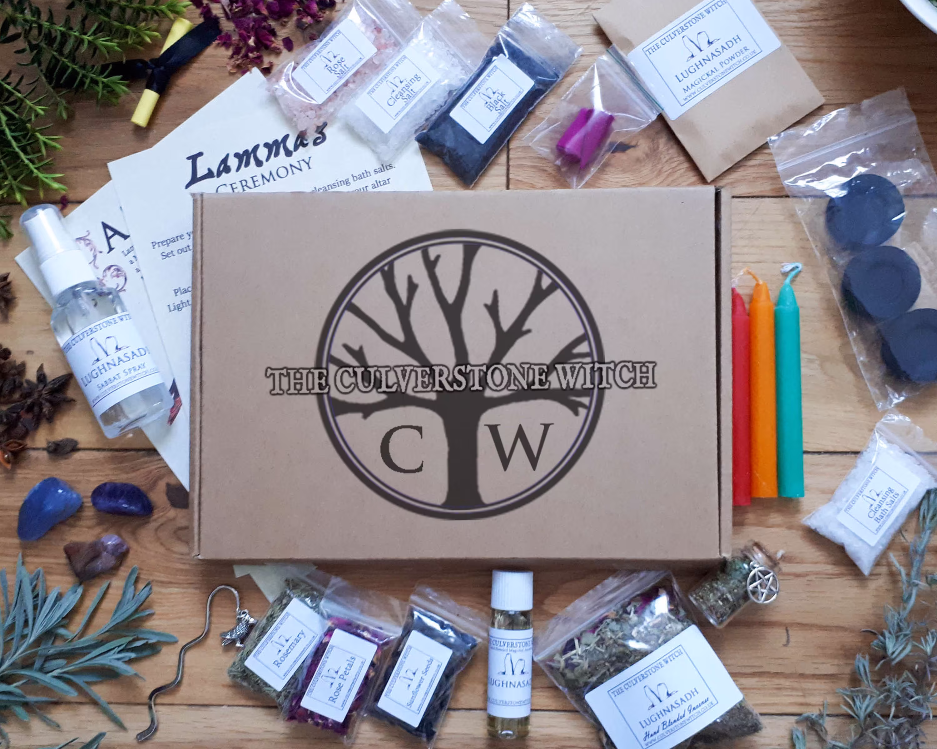 Sabbat Kit - Lammas Witchcraft , Spell Kit, Starter Beginners Solitary, Hedge, Wicca, Casting, Baby Witch, Apothecary Set