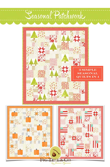 Seasonal Patchwork Quilt Pattern Ft 1793 By Fig Tree