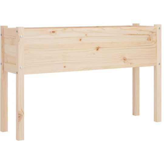 Vidaxl - Garden Planter 110x31x70 cm Solid Pinewood Brown