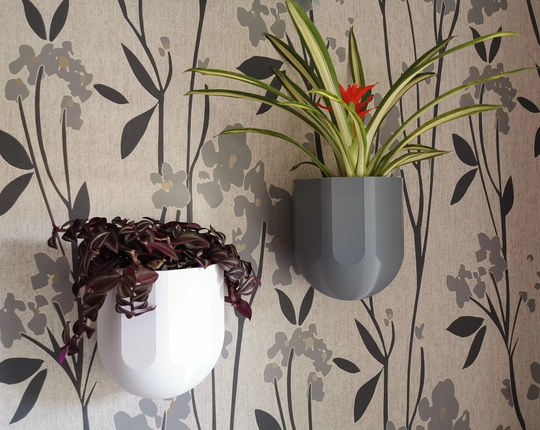 Geometric Indoor Wall Planter, Round Design, Hanging Pots, Vertical Garden, Plant Pot, Decor