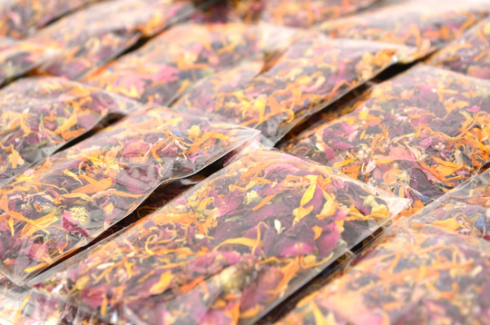 Wedding Confetti Envelopes - Summer 100% Biodegradable Packets, Decor, Ecofriendly Natural Bags, Boho Bags