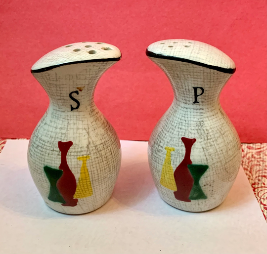 Retro Salt & Pepper Shakers