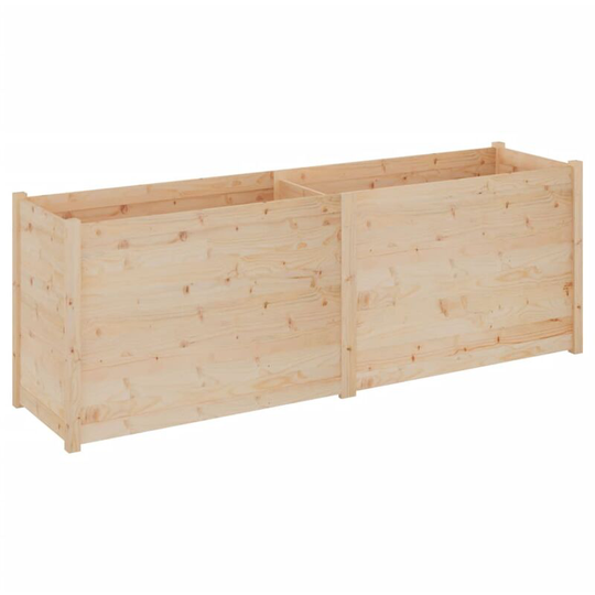 Vidaxl - Garden Planter 200x50x70 cm Solid Pinewood Brown