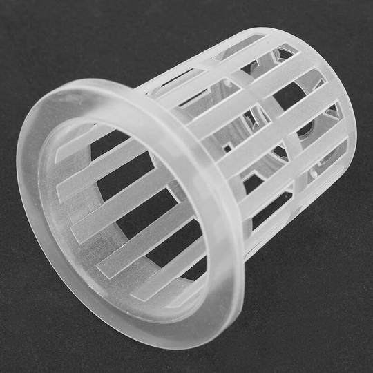 Hydroponic Mesh Baskets for Garden Planting - White,,Pack of 10
