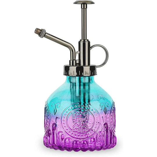 Tinor - Plant Mister Glass Watering Spray Bottle 6.4' Tall Watering Can Retro High-Atomization Nozzle Sealed Leak-Proof,for Garden Plants Flower
