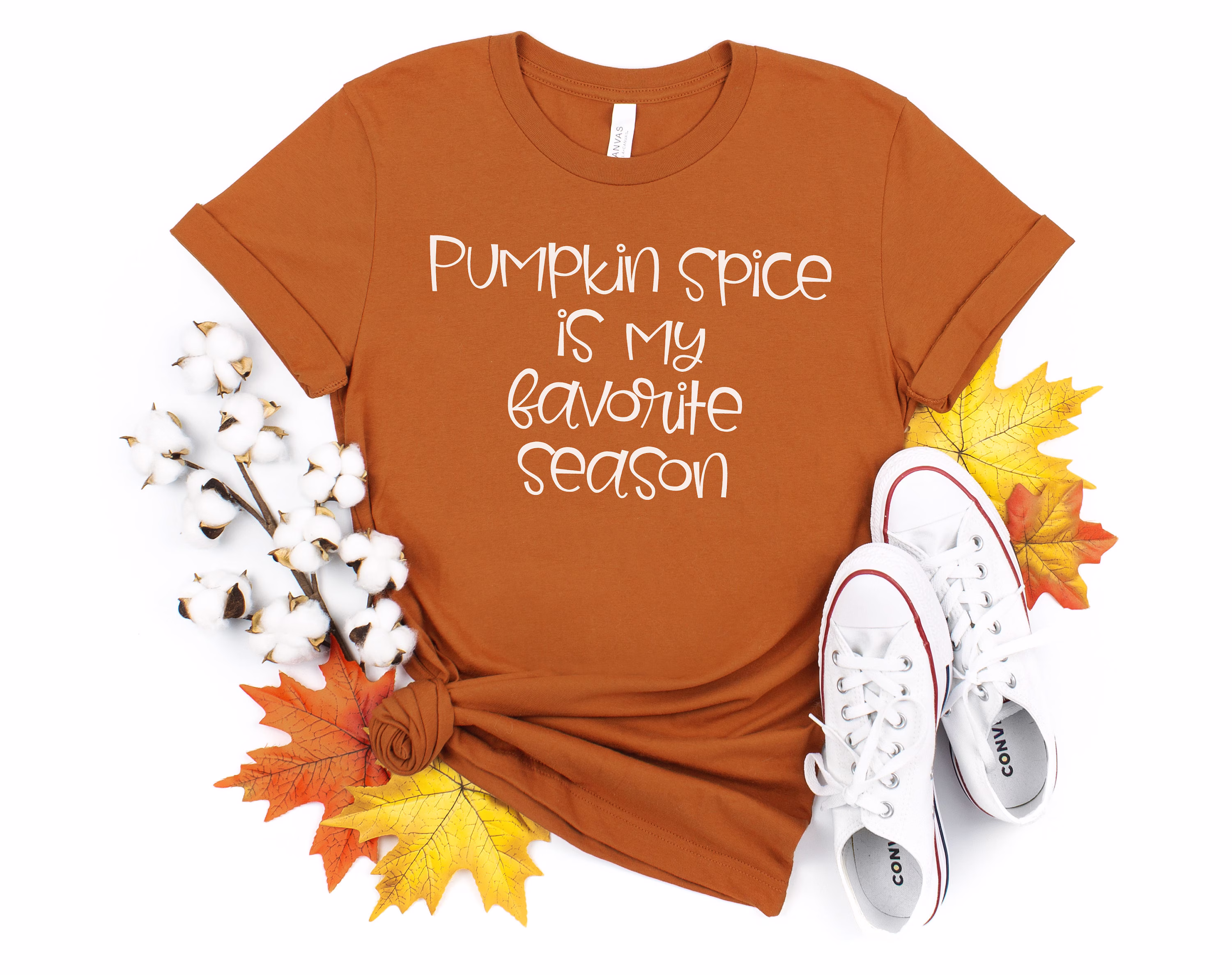 Pumpkin Spice Is My Favorite Season Shirt, Graphic Tee, Lattes Please