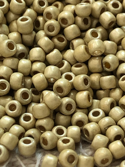 New Toho Round Seed Beads, 11/0 Permafinish - Frosted-Galvanized Yellow Gold, | Tr-11-Pf559F, Qty 20 Grams, 2.2mm Beads