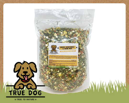Dried Vegetable & Herb Mix For Dogs 1Kg - Raw Food Barf Diet Natural Veg