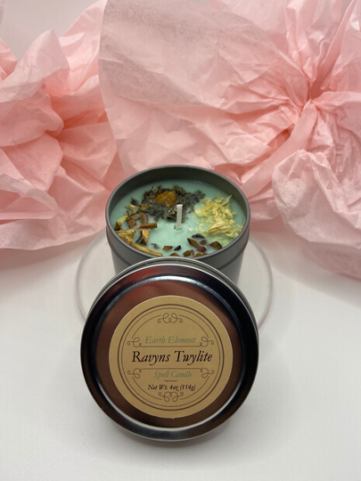 Earth Element Altar Candle - Brown Spell Grounding Meditation