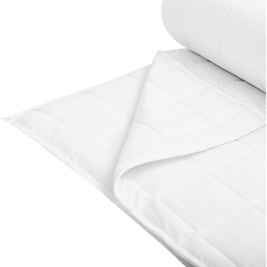 Polyester Duvet White All-season Buttoned Single Size 155 x 220 cm Jannu - White