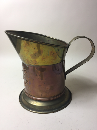 A Gorgeous Vintage Solid Copper/Brass/ Coal Scuttle/Umbrella Stand, Made in France