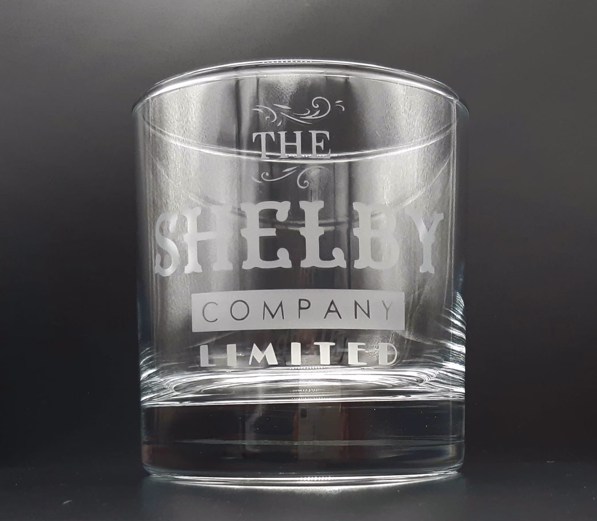 Peaky Blinders | Season 4 Inspired Shelby Company Ltd Etched Tumbler Glass - Personalised