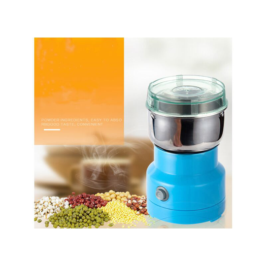 Multifunctional Cereal Grinder, Ultra-Fine Coffee Grinder, Portable Electric Spice Grinder, Stainless Steel, Perfect for Dry Goods, Herbs, Coffee