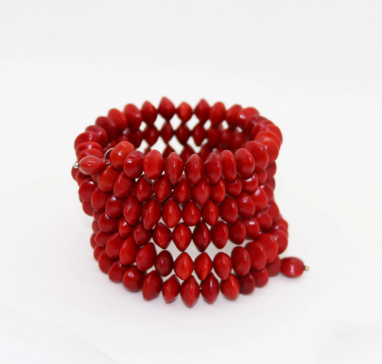 Bracelets Seeds Bracelete Red Rondel Bracelet Natural Seed Jewelry