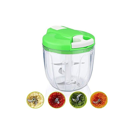 Einemgeld - Mini manual vegetable chopper with grinder and professional mixer with compact and professional cutting blade of kitchen without noise