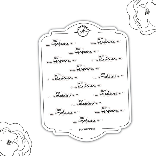 Script || Buy Medicine Sticker
