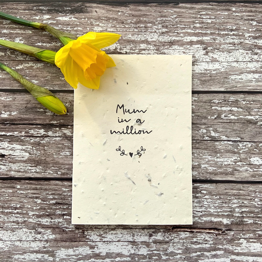 Plantable Mother's Day Card, Seeded Card