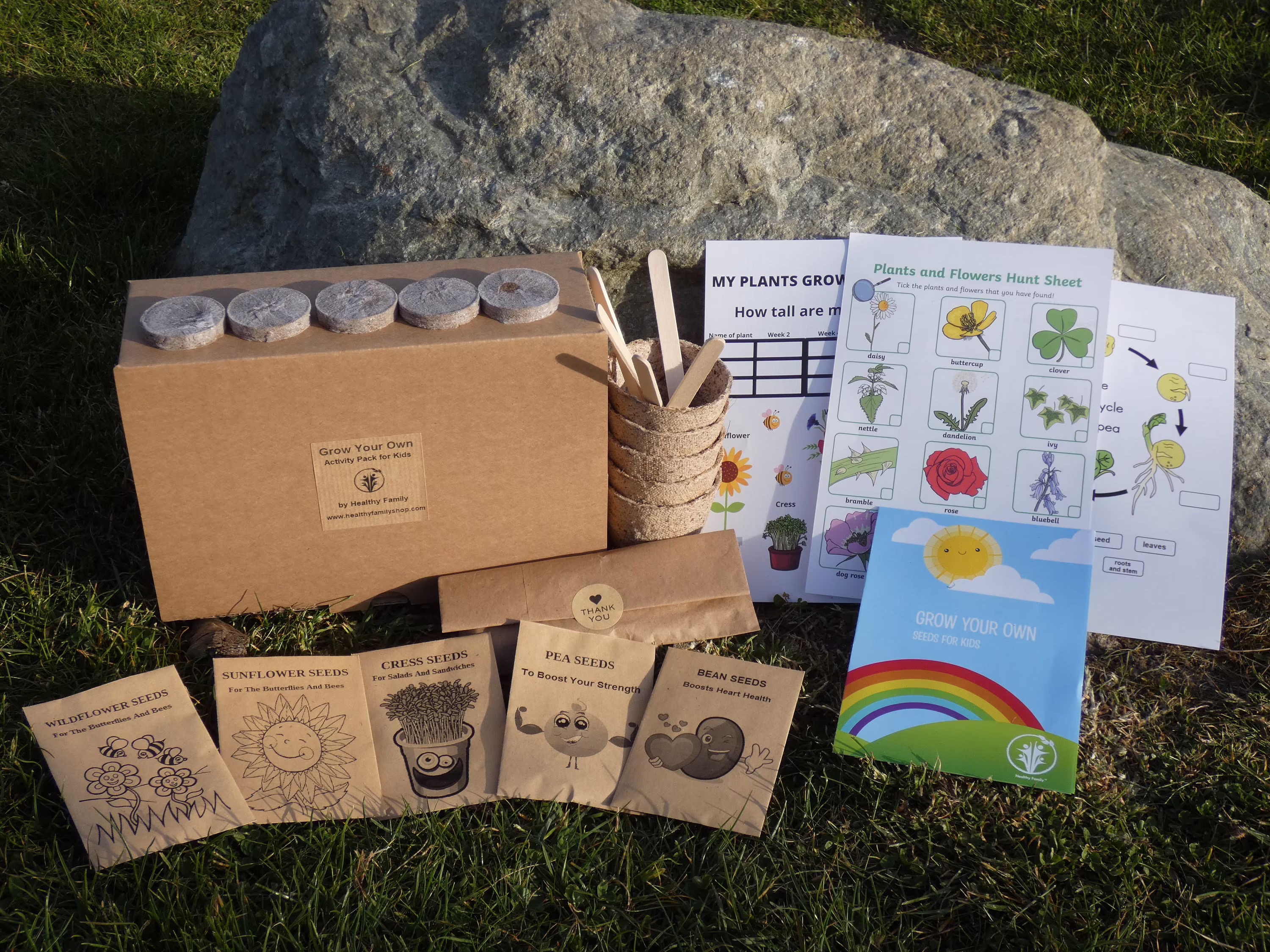 Garden Set For Kids, Kids Gardening Kit, Seed Kits Children Grow Your Own Kit Activity Box
