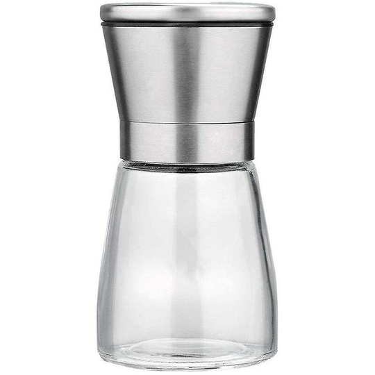 Kitchen Salt And Pepper Grinder 6oz Stainless Steel Mill Shakers Easy To Use Fill,,