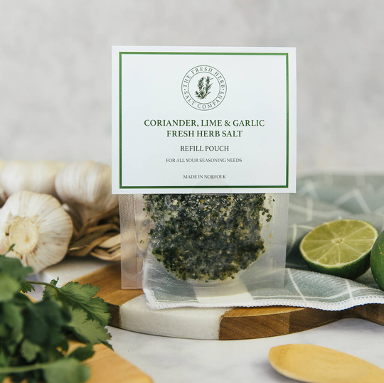 Coriander, Lime And Garlic Sea Salt Seasoning Refill