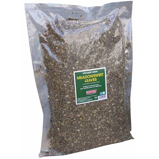 Straight Herbs Meadowsweet Leaves - 1 Kg Bag - 895 - Equimins