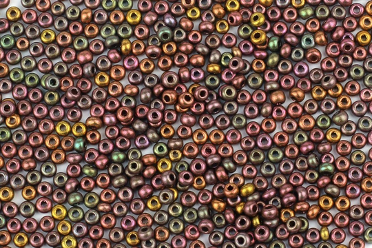 Matte Metallics Size 9 Seed Beads, 10G Metallic Seed, Multicolour For Jewellery Making, Beading, Bead Weaving, Embroidery