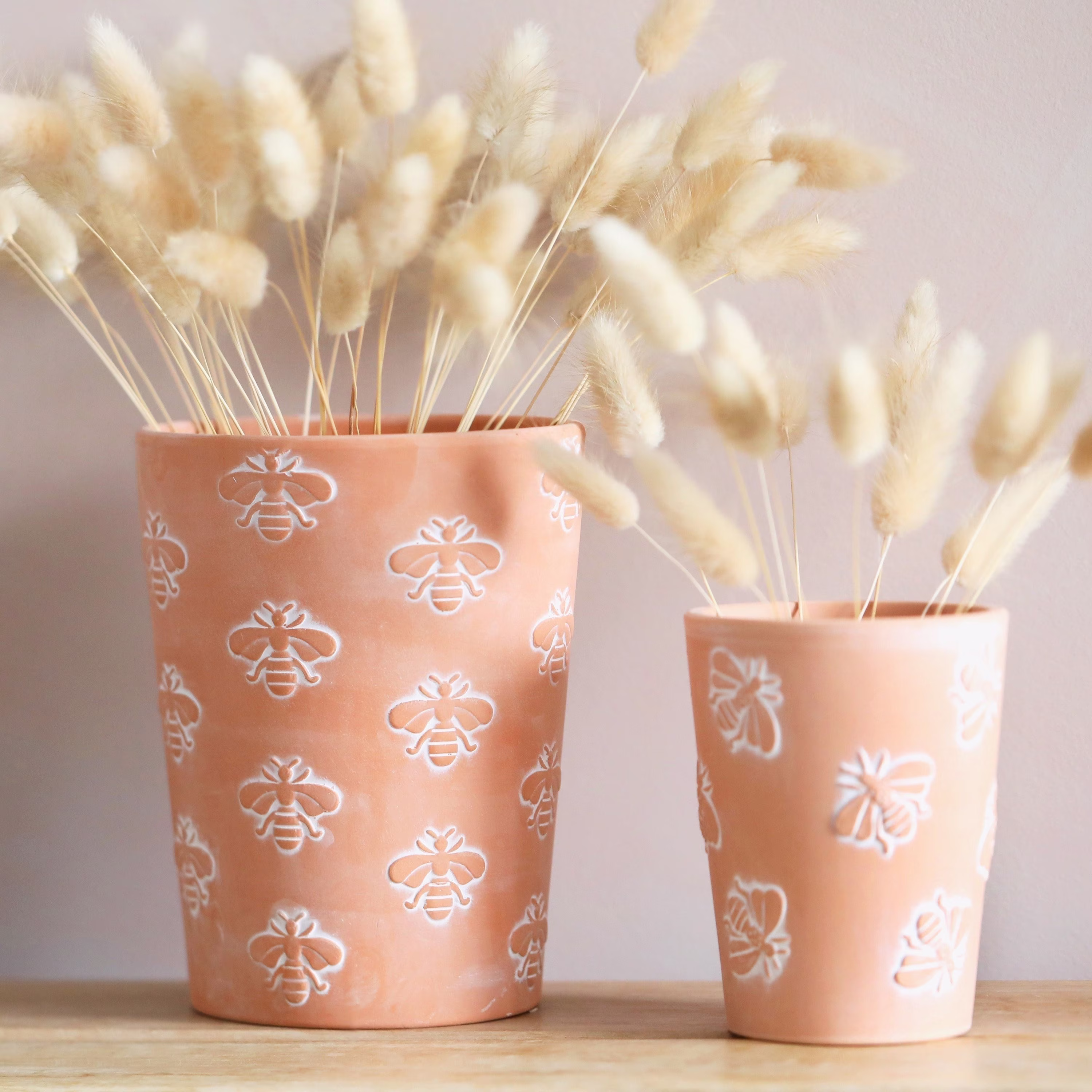 Bee Terracotta Plant Pot Small & Large Indoor Planter Boho Homeware
