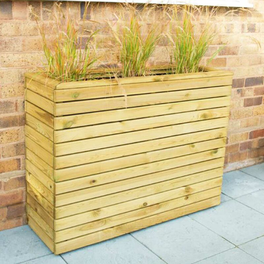 Linear 92 x 120 x 40 Contemporary Garden Patio Balcony Planter - Tall
