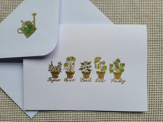 Card - Seasons/Spring Herb Garden