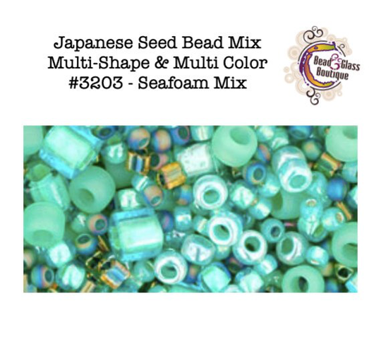 Toho Japanese Seed Bead Mixes, Size Mix, Shape & Color Approximately 11-12 Grams in Tube, Choose Your Mix - Group 1 Of 2