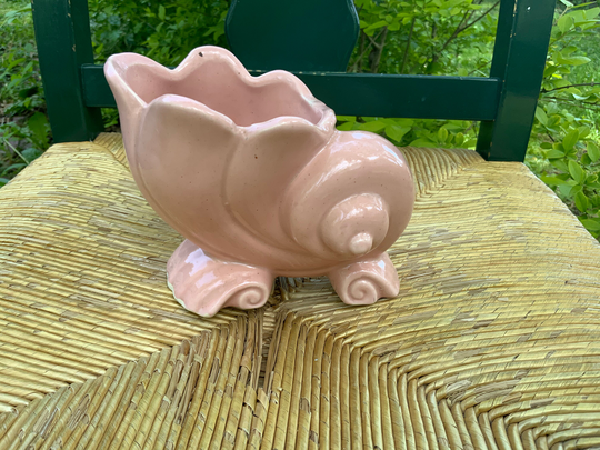 Vintage Mccoy Pink Shell Planter