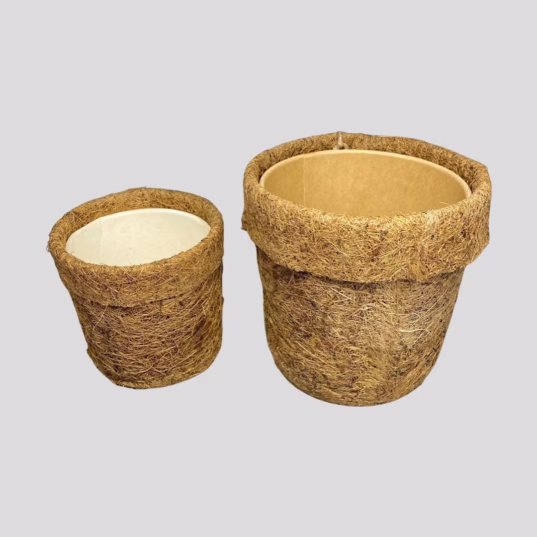 Coconut Fibre Planter - Fits 7.5cm & 10.5cm Plants Eco Friendly Plant Accessories