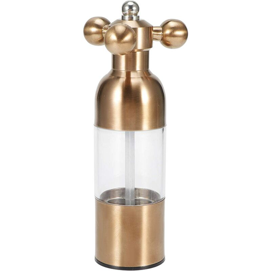 Stainless Steel Pepper Salt Grinder Spice Grinder Water Tap Black Pepper Grinder Manual Salt Grinder Seasoning Bottle Seasoning Grinding Kitchen