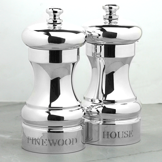 Sterling Silver Pepper And Salt Mill