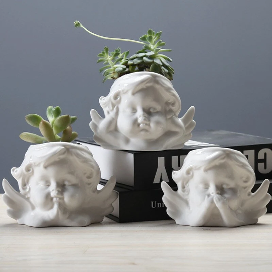 New Baby Angel Planter/ Indoor Succulent Pots/ Ceramic Planter/Cactus Pot