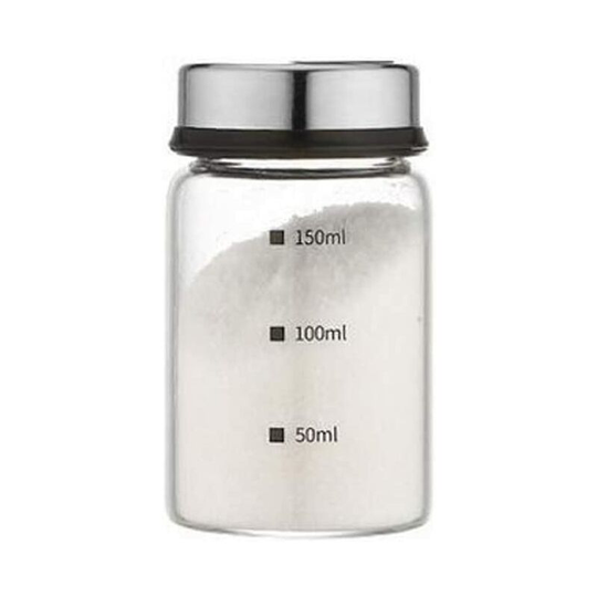 Groofoo - Salt and Pepper Shakers with Adjustable Tap Holes, 150 ml
