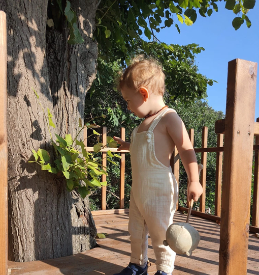 Baby Jumpsuit, Natural Dyeing, Organic Cotton, Kids Overall, Boho Clothes, Summer Child Ramper, Gots Certificate