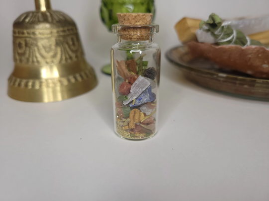 Confidence Intention Feeling Jars For Meditation, Alter, Accessory, Spiritual Tool, Healing, Crystal, Shrines, Magic, Herbs & Crystals
