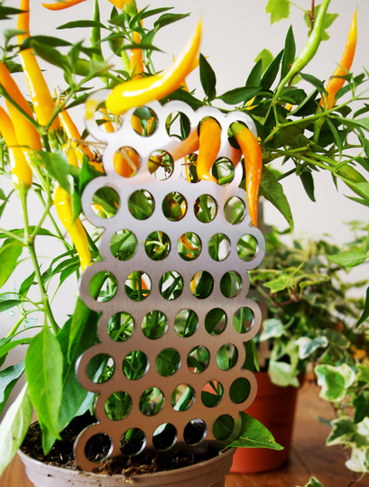 Plant Pot Support | Stainless Steel Art Herb Indoor