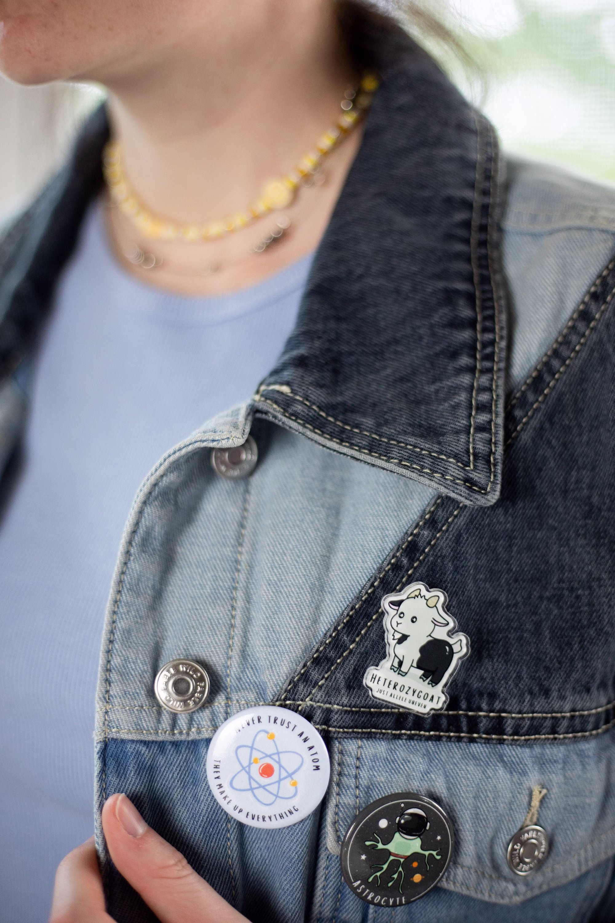 stem Buttons + Pins | Science, Chemistry, Medicine, Neuroscience Science