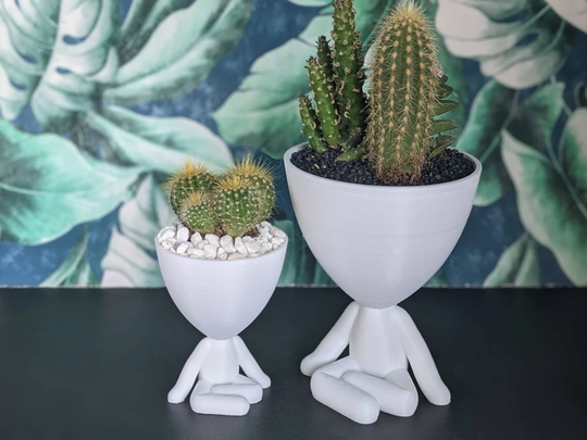 People Planter - Crossed Legs Succulent Cute Pot Little Robert Planter Inspired