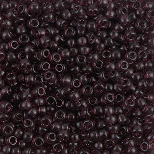Seed Bead 8-153 Miyuki Beads 8/0 Dark Smoky Amethyst 10 Grams Diy