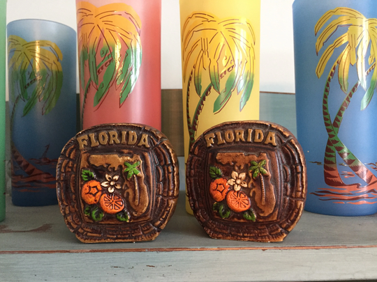 Vintage Florida Salt & Pepper Shakers 1950S Kitsch