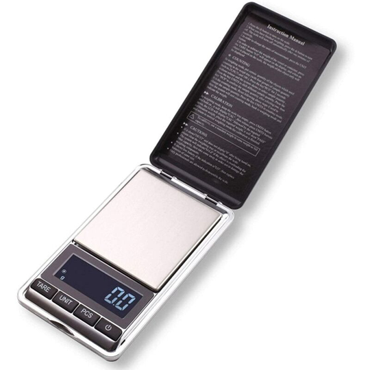 Modou - Portable Digital Kitchen Scale Food Scale Tea Leaf Scale Silver 0.01~200g