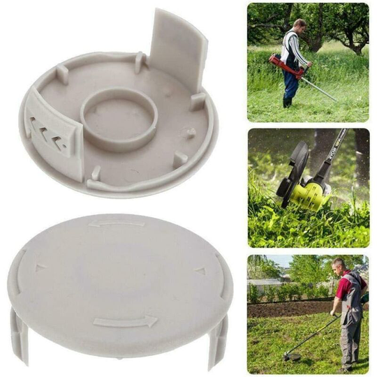 Tinor - Couvercles de capuchon bobine rechange pour Ryobi, couvercle tête coupe à double ligne, couvercle couvercle bobine Strimmer, kit couvercle
