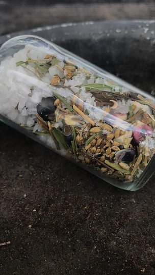 Earth Offering Salt For Sabbat Offering/Ritual Spellwork, Magick Herbs, Altar Decor, Witchcraft Supplies, Wiccan Pagan Kit