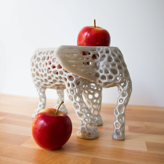 Elephant Fruit Bowl As A Holiday Centerpiece, Banana Holder, Decor, Fruits Basket, Figurine, Hygge Home